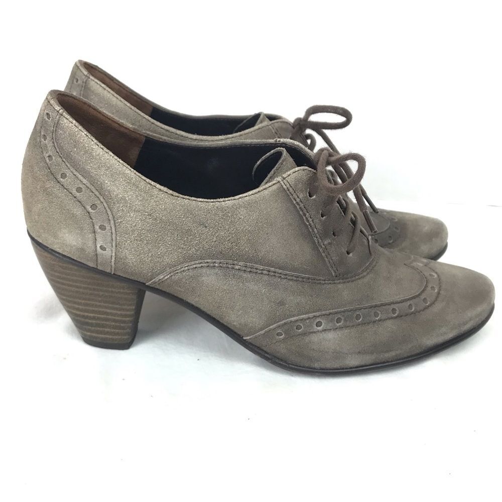 Paul Green Suede Lace-Up Booties